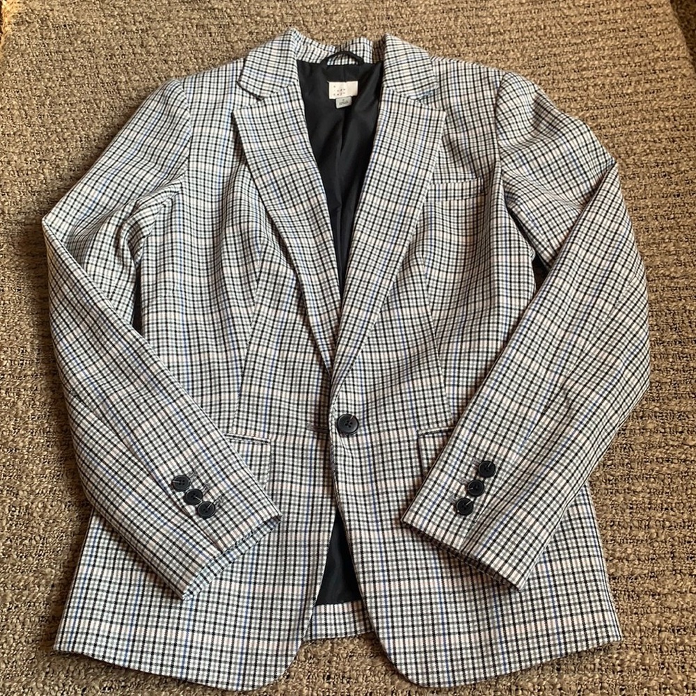 A New Day Plaid Blazer